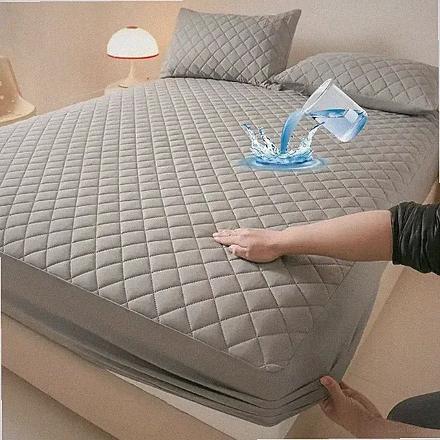1PC Mattress Protector Solid Color Breathable Mattress Covers Soft NO Pillowcase