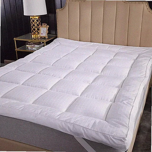 3 Inch Extra Thick Quilted Mattress Topper Plush 400TC Cotton Pillow Top Bed Pad