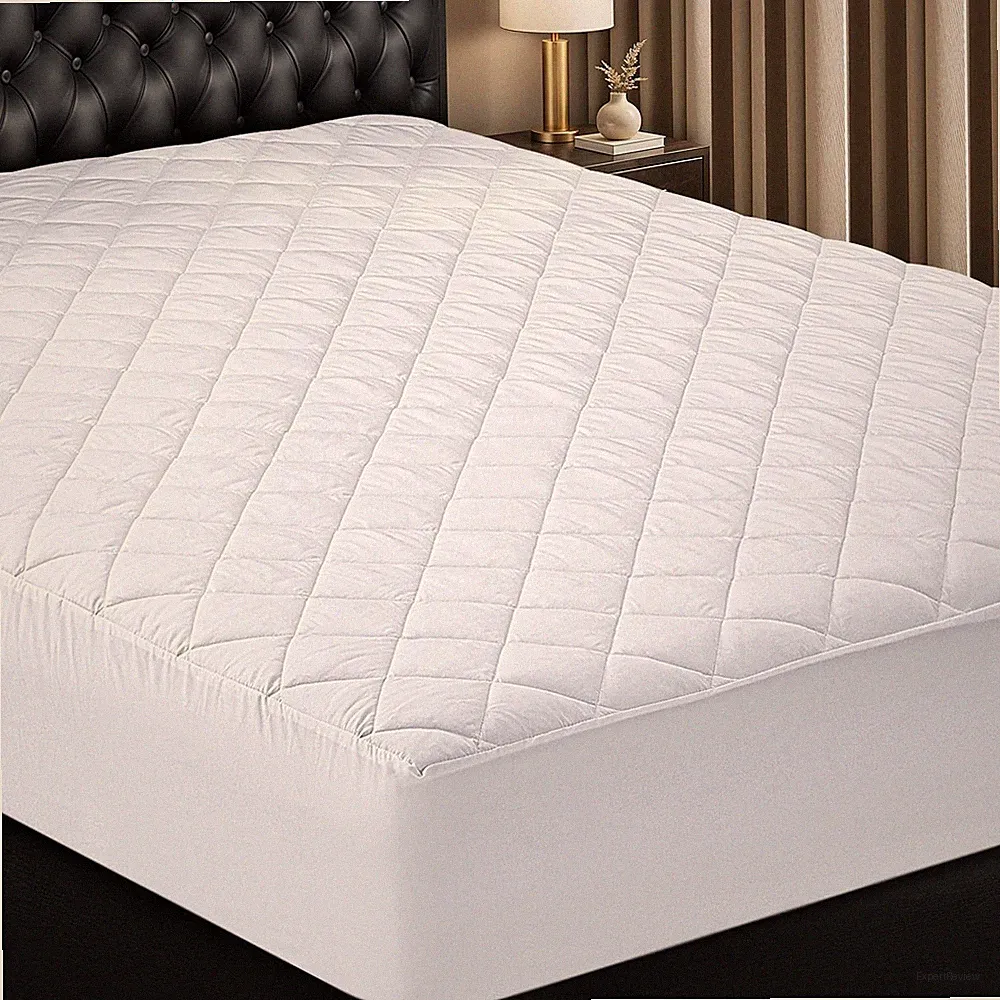 Bedding Quilted Fitted Mattress Pad, Queen Size