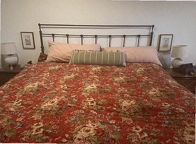 Chaps Ralph Lauren Home Summerton Queen Comforter Houndstooth Floral/Plaid EUC
