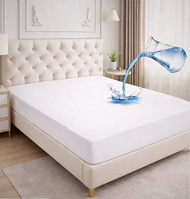 Comfort Beddings 100% Organic Cotton Mattress Protector Queen Size Mattress...