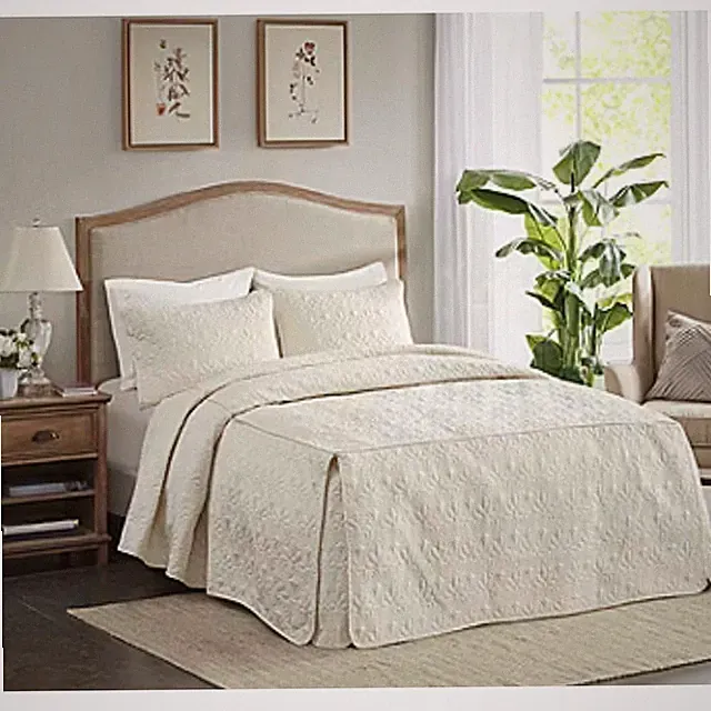 Madison Park Mansfield Oversized Antimicrobial Treated 3pc Bedspread Set