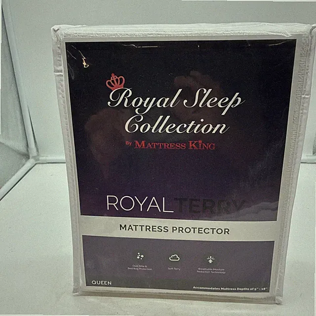 Queen Size Royal Terry Mattress Protector by Mattress King Brand New in Bag