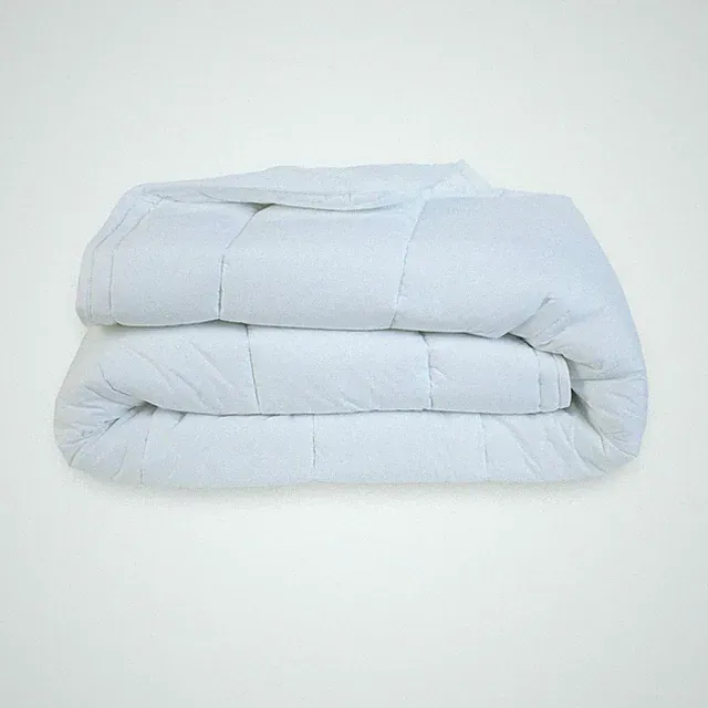 Quilted Mattress Pad, Soft Breathable Polyester-Cotton Blend Fabric, Premium...