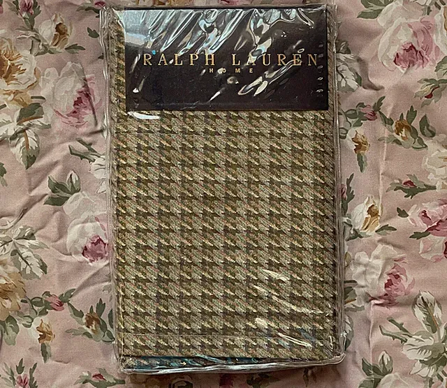 RARE New *DERBYSHIRE PAXTON TWEED Ralph Lauren KING PILLOWCASES Goes W/Ashbourne