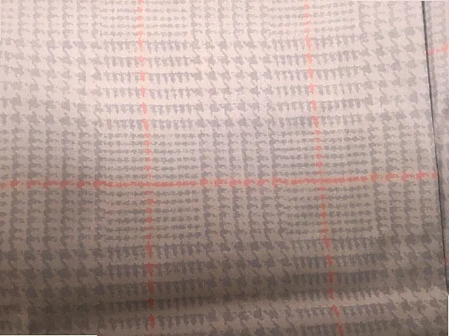 RETIRED RALPH LAUREN QUEEN FLAT SHEET, HOUNDSTOOTH PLAID PINK BLUE PRICE REDUCED