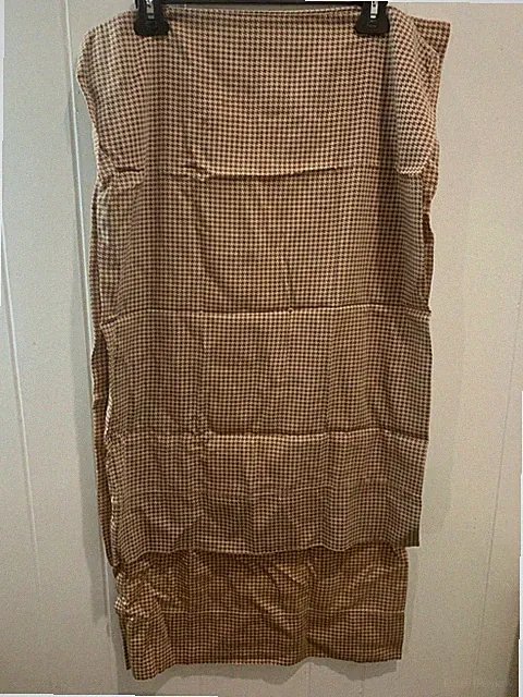 Vntg Houndstooth Set Of 2 & Single Polka Dots Pillowcases 30"x19" 28"x20" 37"X19