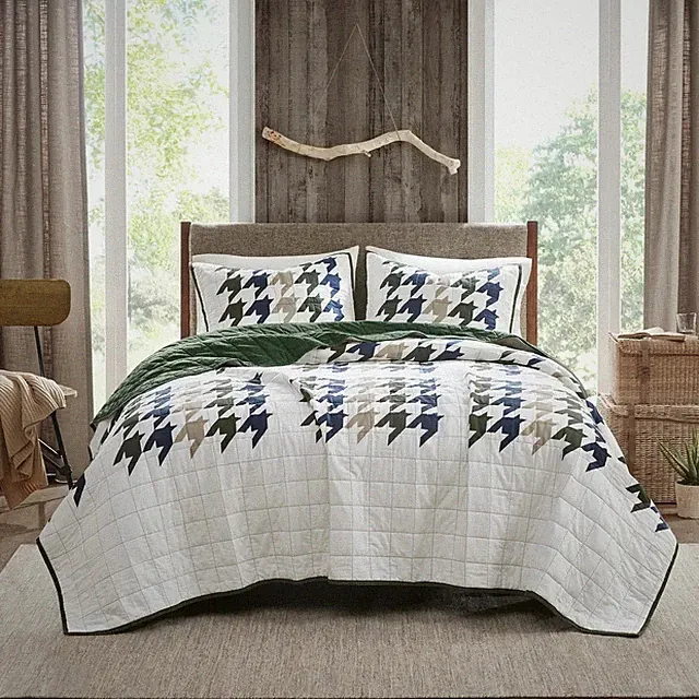Woolrich Hudson 3-Piece King/California King Quilt Coverlet Set in Green